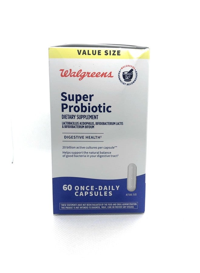 Walgreens ATAZUA Walgreens Super Probiotic Digestive Support Capsules 60 ea - Image 1